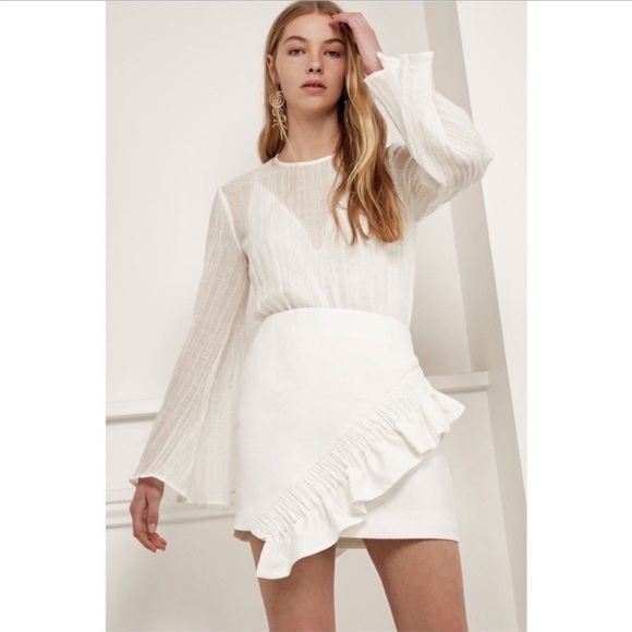 C/MEO Collective Ivory Double Take Skirt - Picture 3 of 16